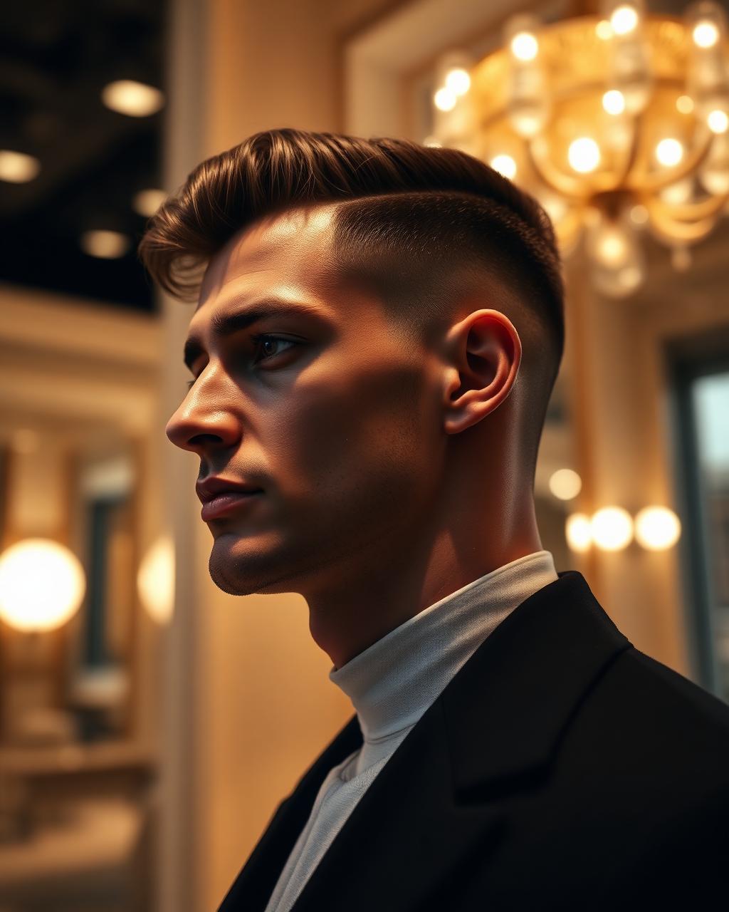 Men's tapered cut