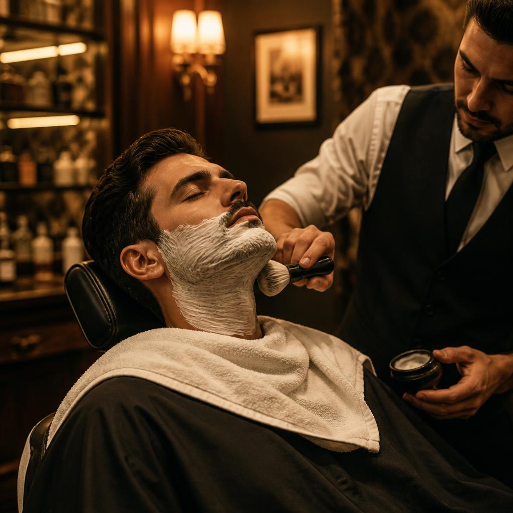 Hot-towel shave