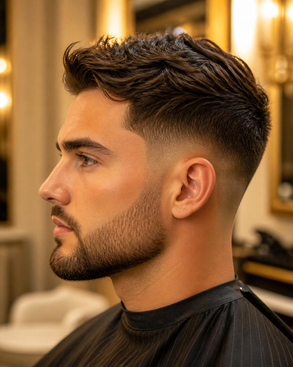 Men's textured styling